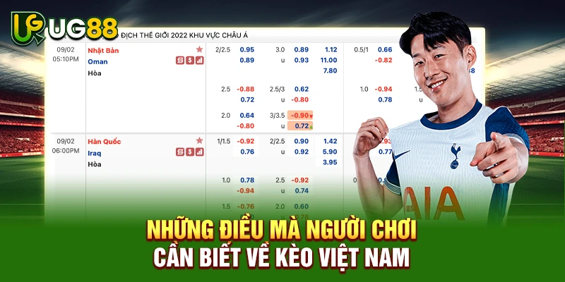 Những điều mà người chơi cần biết về kèo Việt Nam